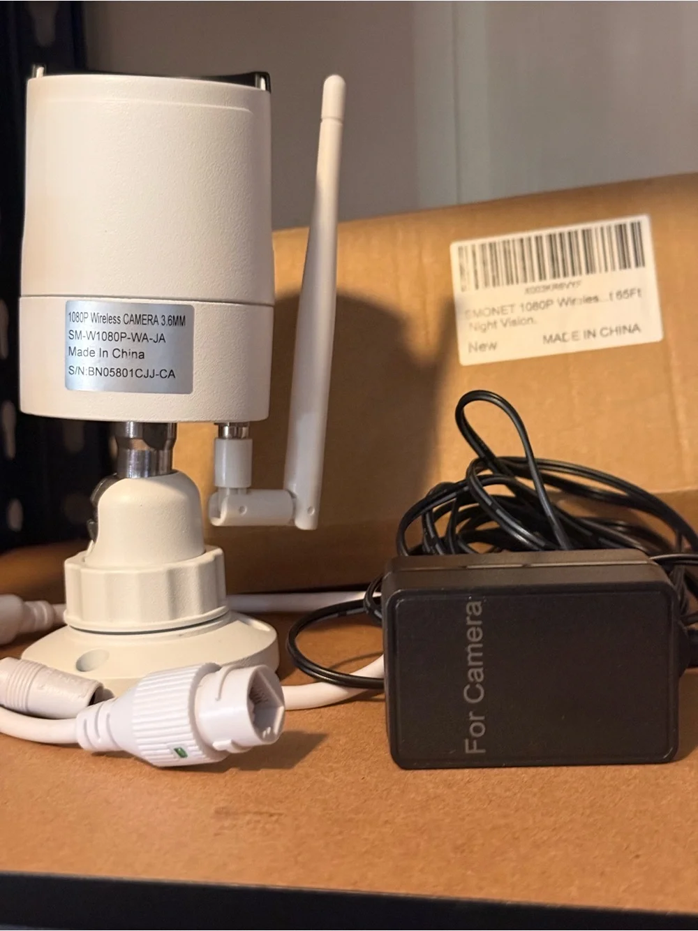 Monet White Wi‑Fi Outdoor Bullet Security Camera with Mount replacement camera